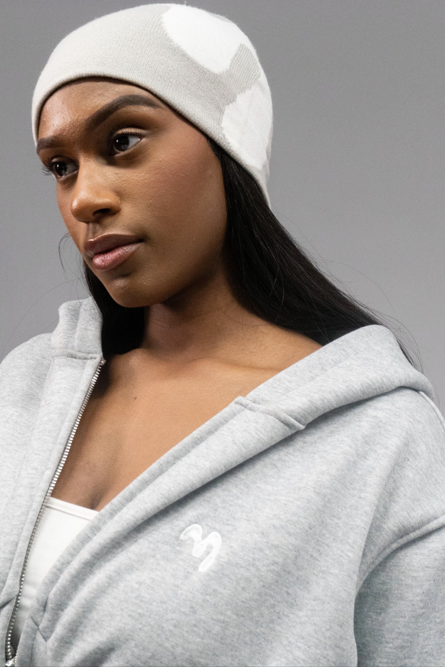 Grey Beanie (ships dec. 5-12)