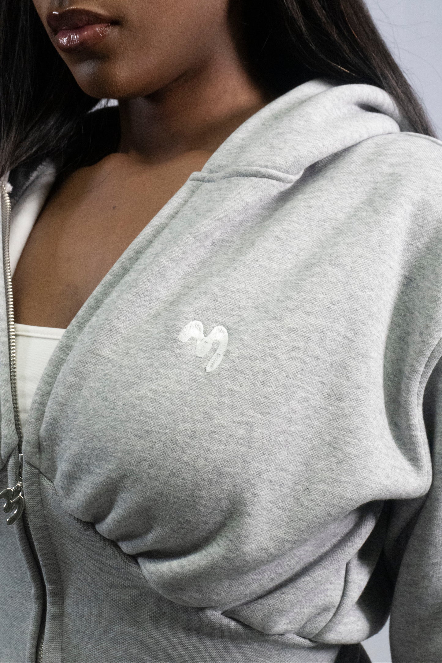 Cotton Fleece Zip Up Hoodie (ships dec. 5-12)