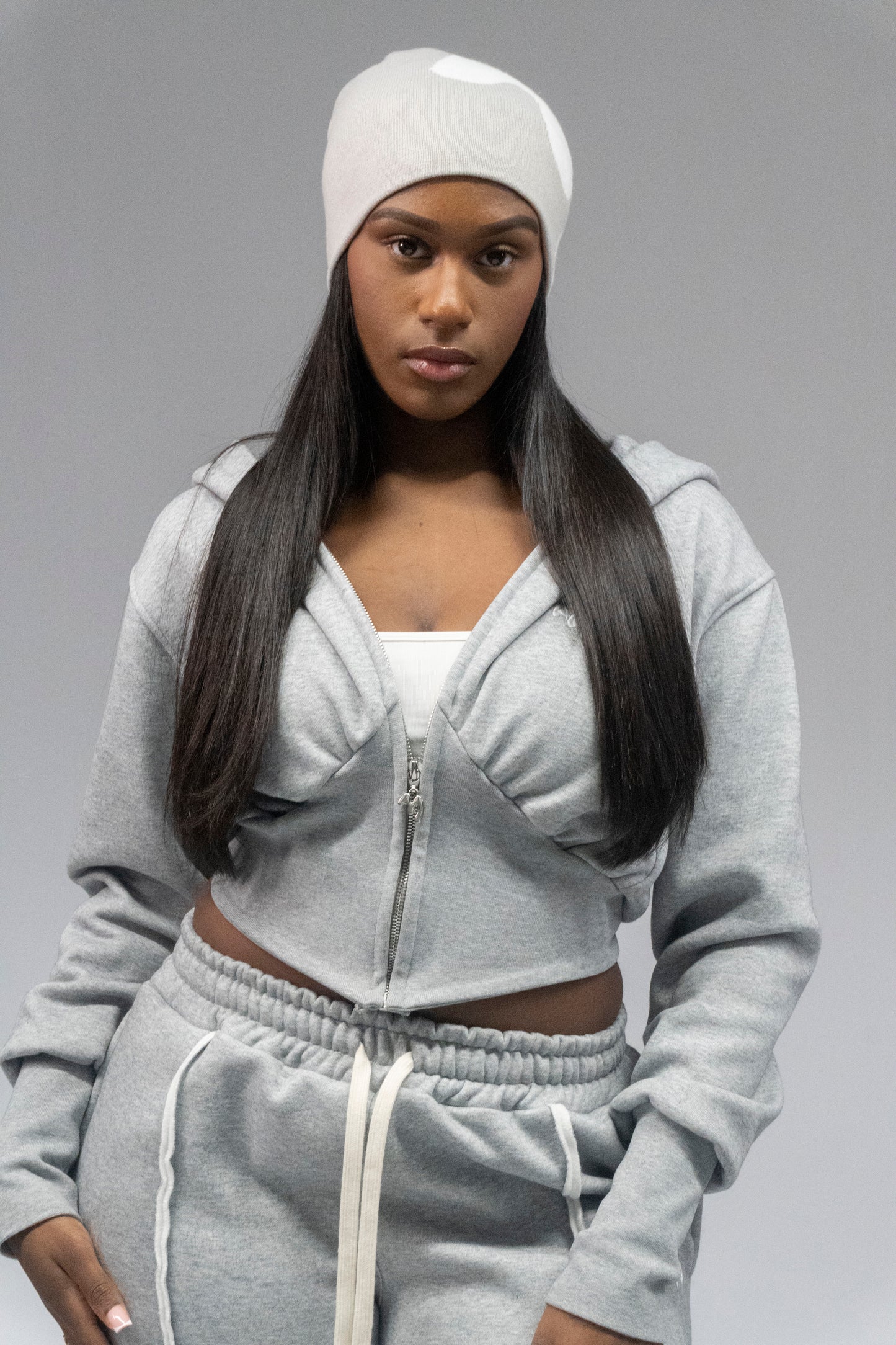 Cotton Fleece Zip Up Hoodie (ships dec. 5-12)