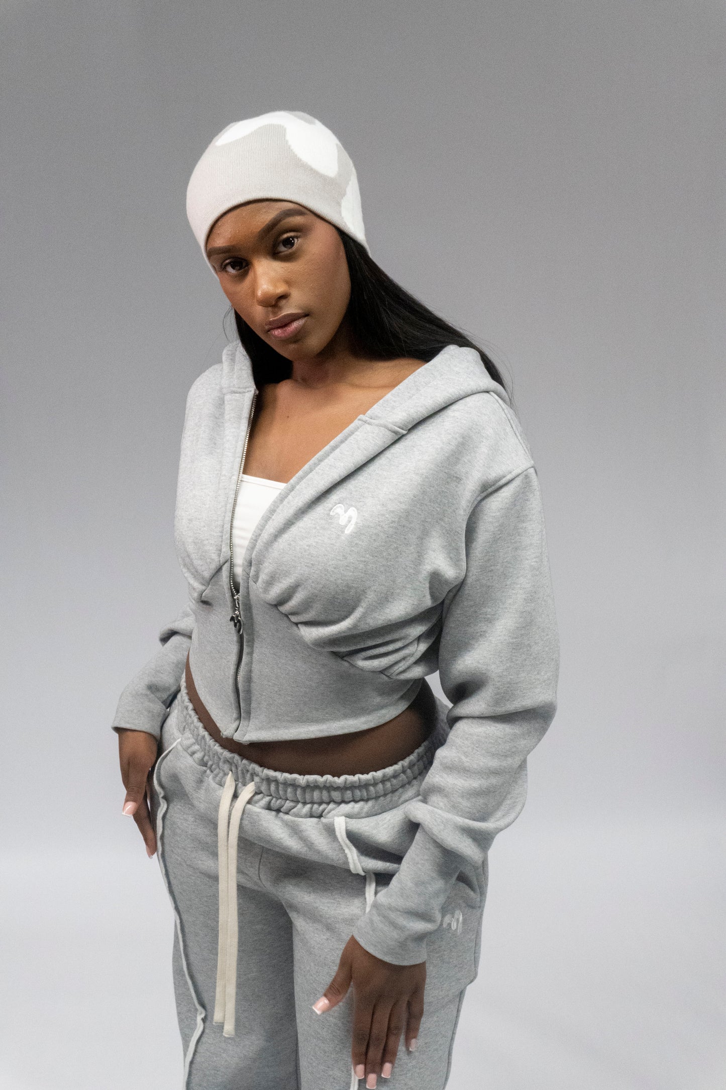 Cotton Fleece Zip Up Hoodie (ships dec. 5-12)