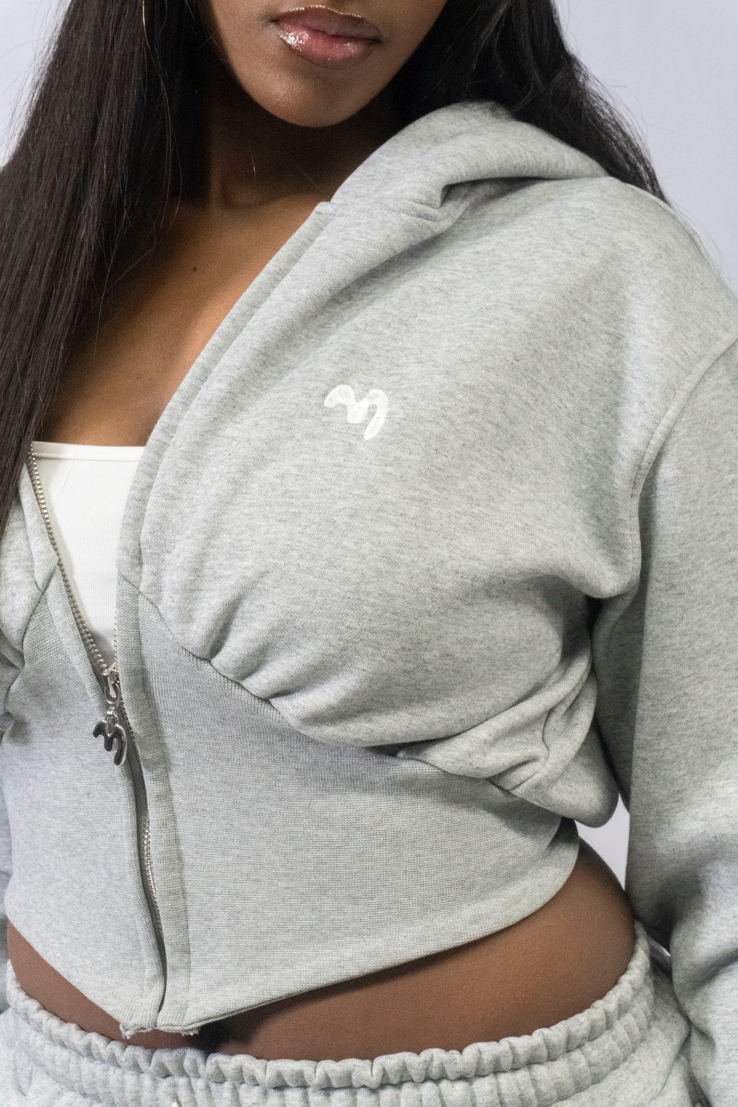 Cotton Fleece Zip Up Hoodie (ships dec. 5-12)