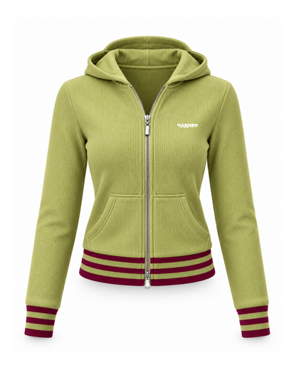 Waffle Knit Jacket