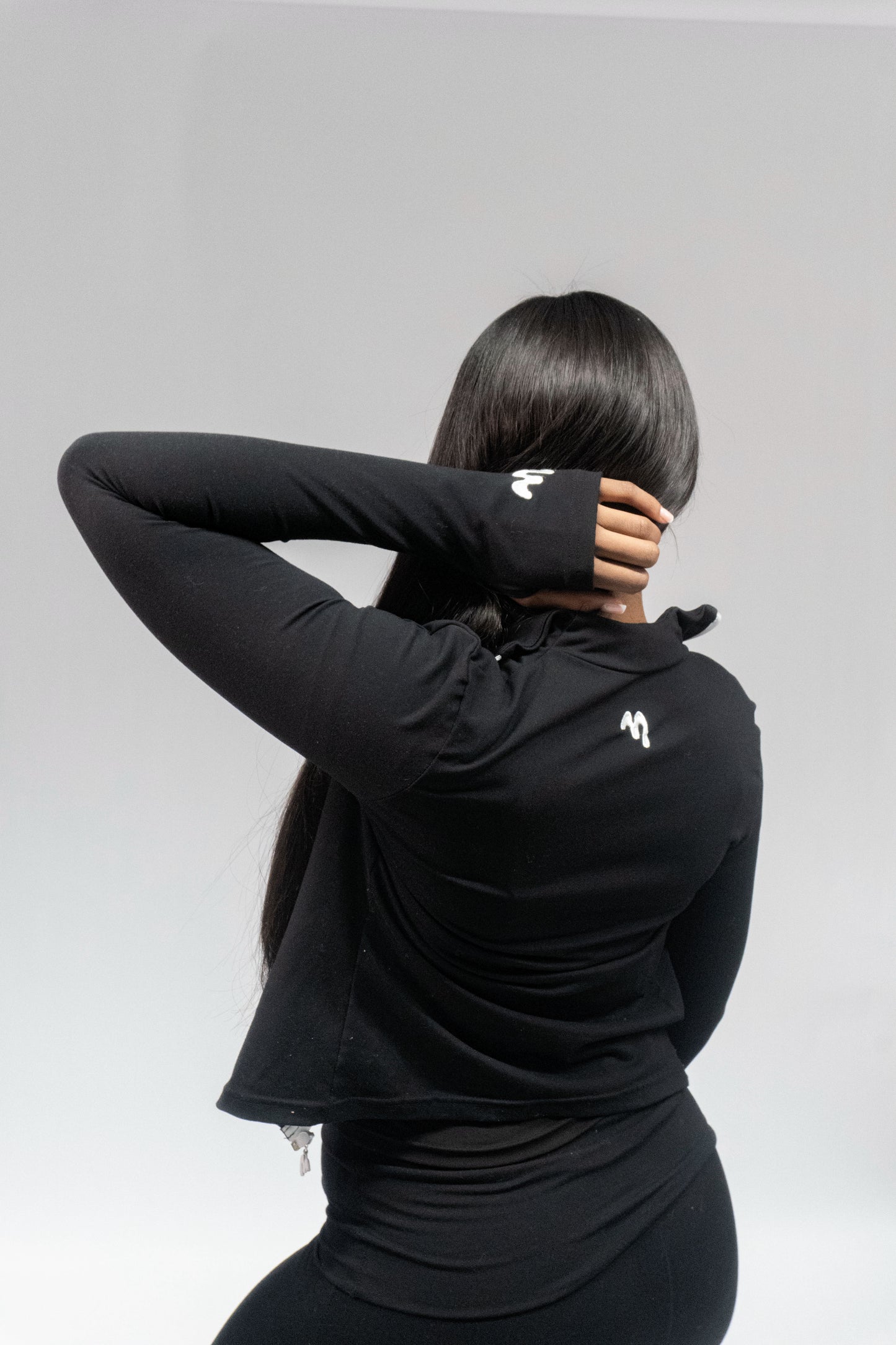 Classic Black Zip Up Jacket