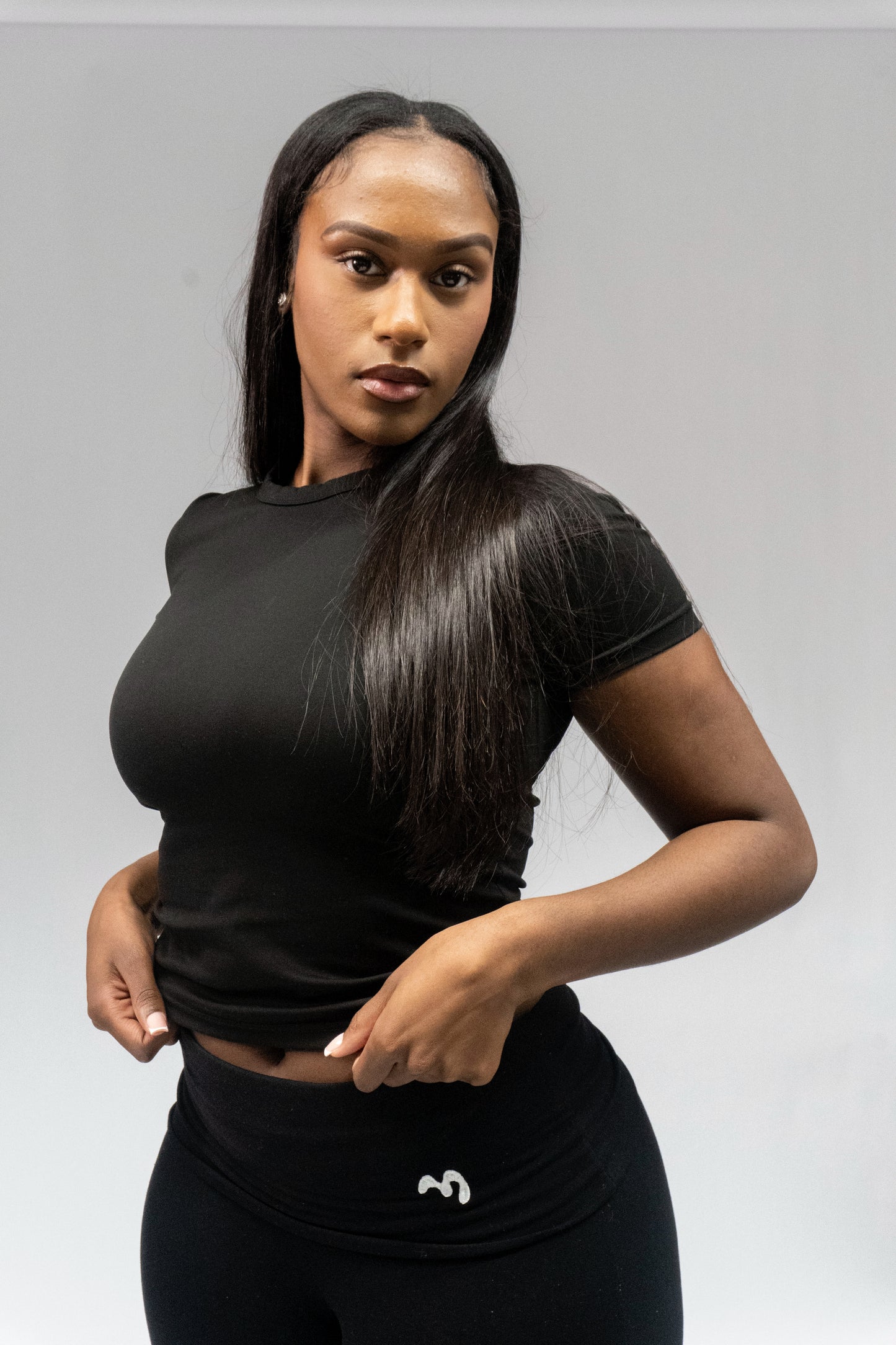 Classic Black Fitted T-Shirt