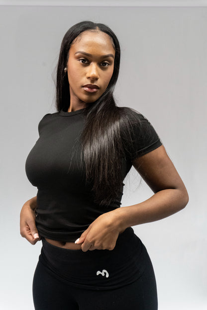 Classic Black Fitted T-Shirt